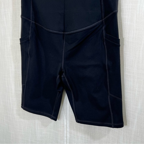 Fabletics NWT PureLuxe Maternity Bicycle Shorts - Black Size M - Picture 5 of 10